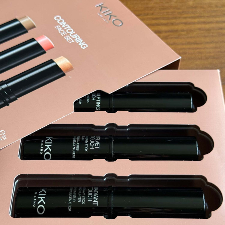 پالت کانتور کیکو میلانو مدل contouring face set شماره 102 02 200 مجموعه 3 عددی