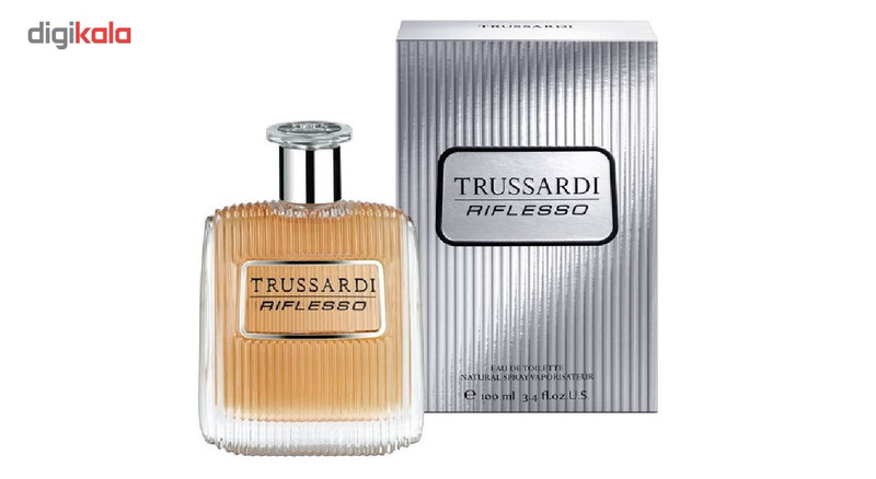ادو تویلت مردانه تروساردی مدل Black for men با رایحه تلخ حجم 100 میلی لیتر