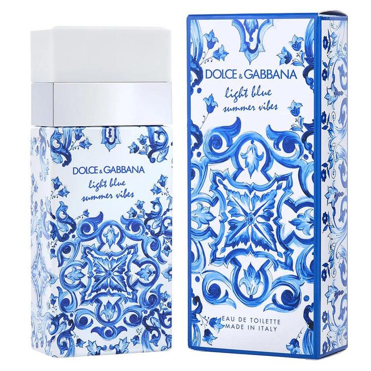 ادوتویلت زنانه دولچه اند گابانا مدل Light Blue Summer Vibes با رایحه خنک حجم 100 میلیلیتر