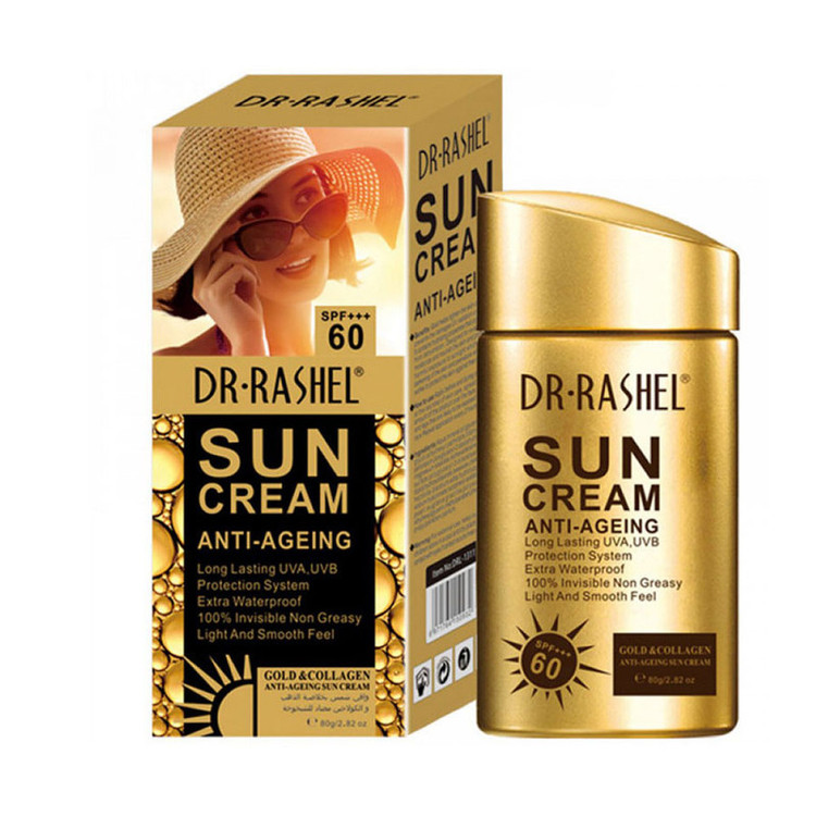 کرم ضد آفتاب دکتر راشل مدل anti - aging وزن 80 گرم