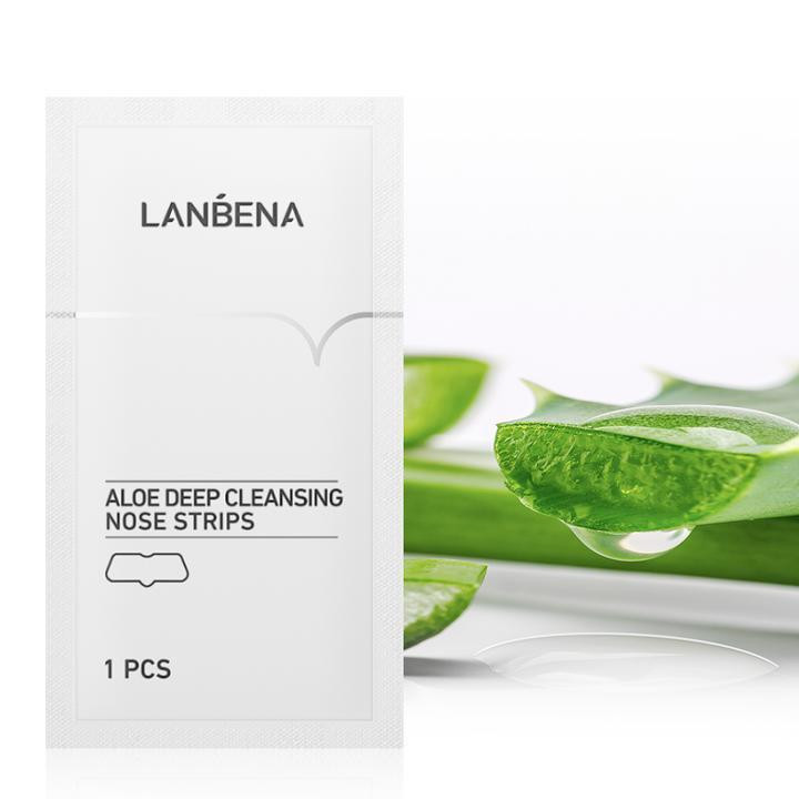 ماسک بینی لنبنا مدل Aloe Deep Cleaning پاک کننده عمقی، کاهش دهنده چربی، رفع جوش سرسیاه، کوچک کننده منافذ، شفاف کننده، آرامشبخش، حاوی گلیسیرین، مناسب انواع پوست بسته 5 عددی حجم 5 میلیلیتر