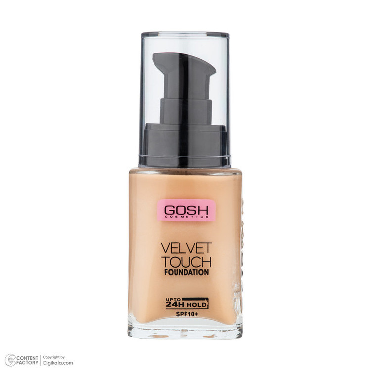 کرم پودر مایع SPF 10 گاش مدل Velvet Touch شماره 403 مناسب انواع پوست حجم 34 میلی لیتر