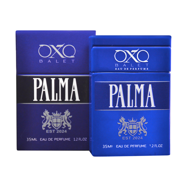 عطر جیبی اکس بالت مدل palma dark blue با رایحه خنک حجم 35 میلیلیتر