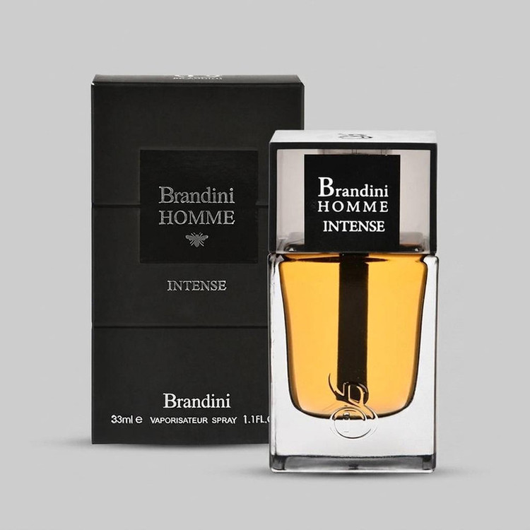 عطر جیبی مردانه برندینی مدل Homme Intense با رایحه گرم حجم 33 میلیلیتر
