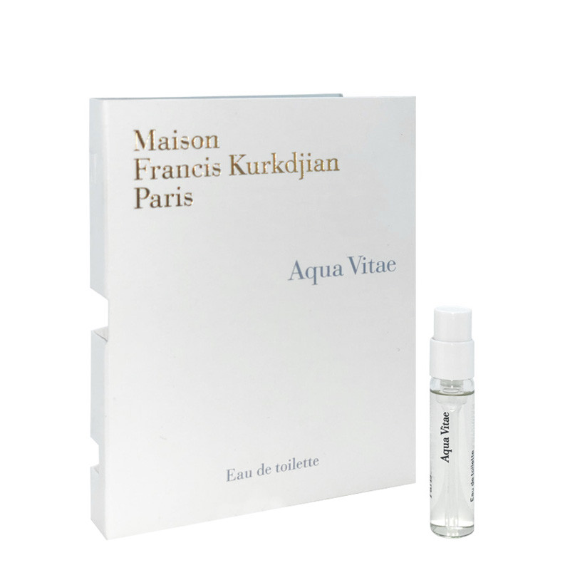 عطر جیبی میسون فرانسیس کورکجان مدل Aqua Vitae  با رایحه خنک حجم 2 میلی‌لیتر