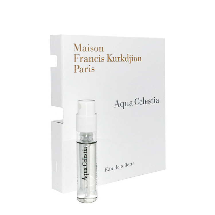 عطر جیبی میسون فرانسیس کورکجان مدل Aqua Celestia با رایحه خنک حجم 2 میلیلیتر