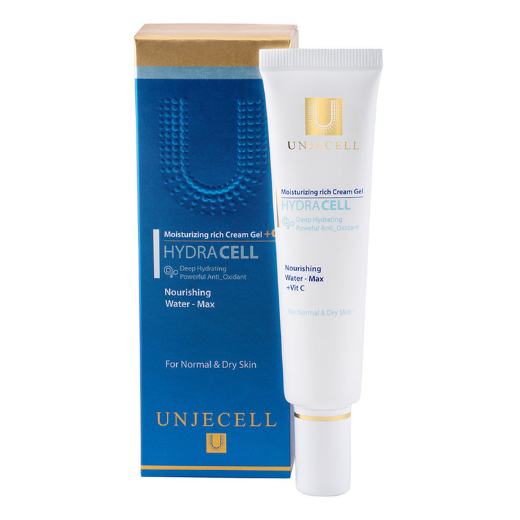 کرم ژل آبرسان آنژسل مدل HydraCell مناسب برای پوست های خشک و معمولی حجم 40 میلی لیتر