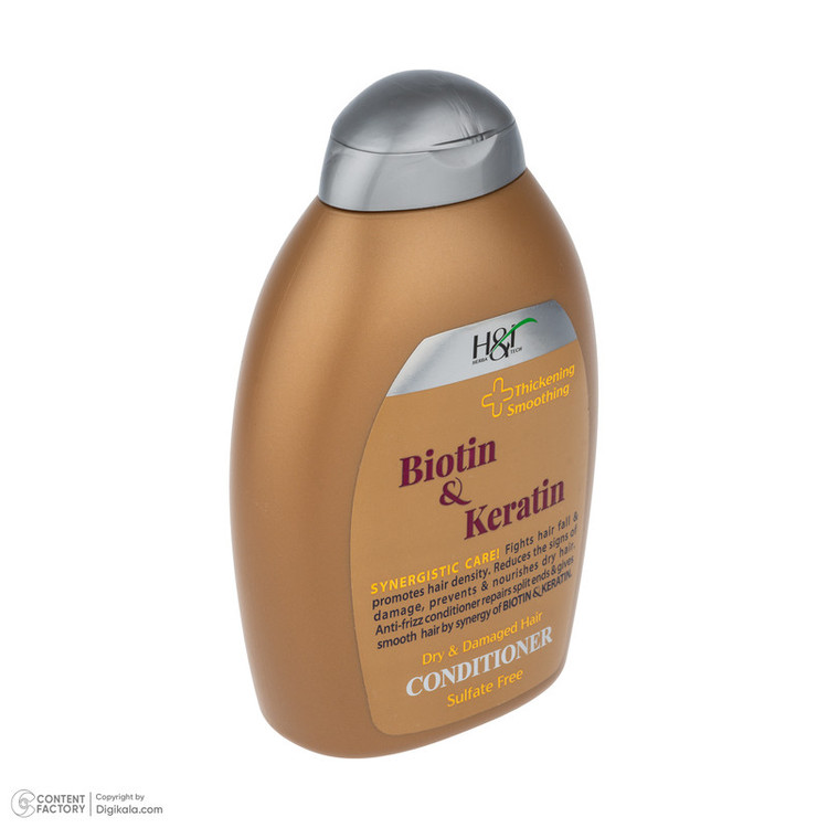 نرمکننده مو هرباتک مدل Biotin & Keratin حجم 385 میلیلیتر