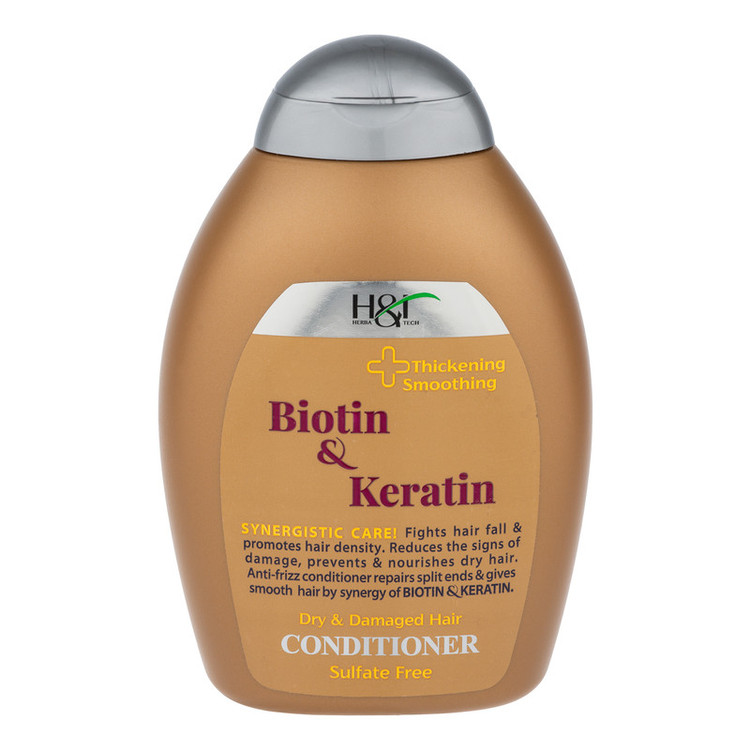 نرمکننده مو هرباتک مدل Biotin & Keratin حجم 385 میلیلیتر
