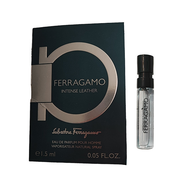 عطر جیبی مردانه سالواتوره فراگامو مدل INTENSE LEATHER حجم 1.5 میلی لیتر