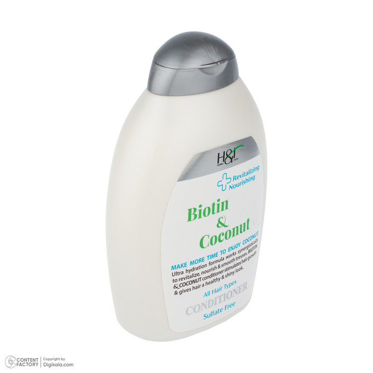 نرمکننده مو هرباتک مدل Biotin & Coconut حجم 385 میلیلیتر
