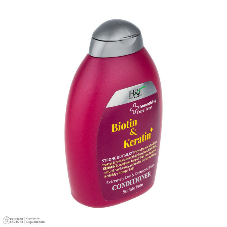 نرمکننده مو هرباتک مدل Biotin & Keratin حجم 385 میلیلیتر