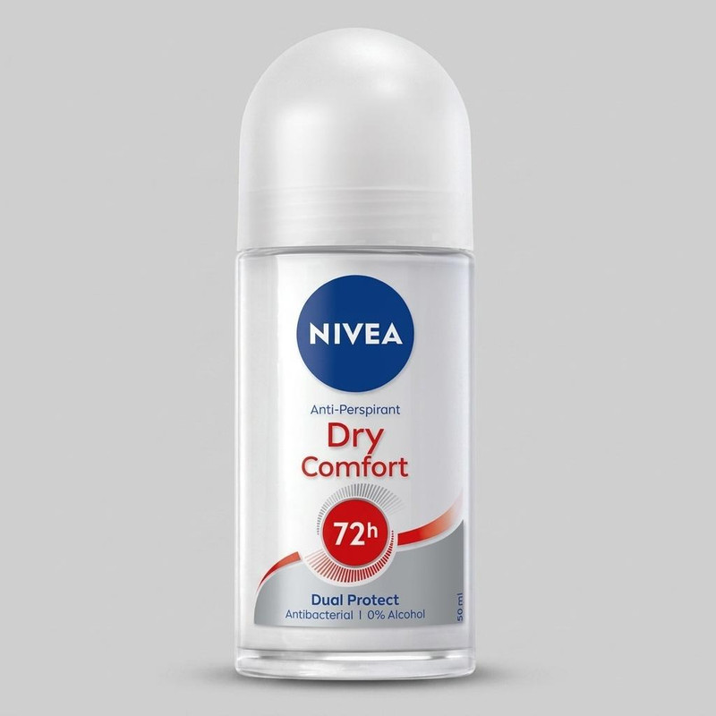 رول ضد تعریق زنانه نیوآ مدل Dry Comfort 72H Dual Protect حجم 50 میلی لیتر