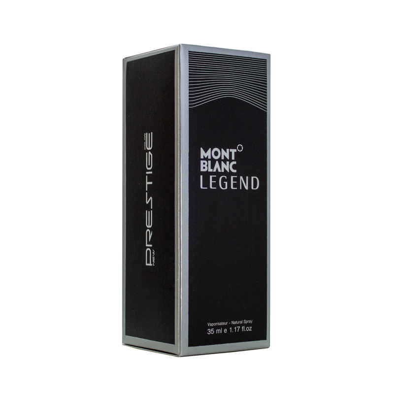 عطر جیبی مردانه نیو پرستیژ کالر مدل Mont Blanc Legend حجم 35 میلی لیتر