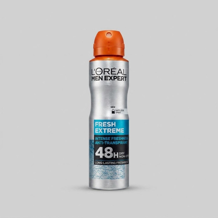اسپری ضدتعریق مردانه لورآل مدل Fresh Extreme حجم 250 میلیلیتر