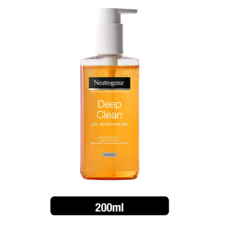 ژل شستشو صورت نوتروژینا مدل Deep Clean حجم 200 میلی لیتر