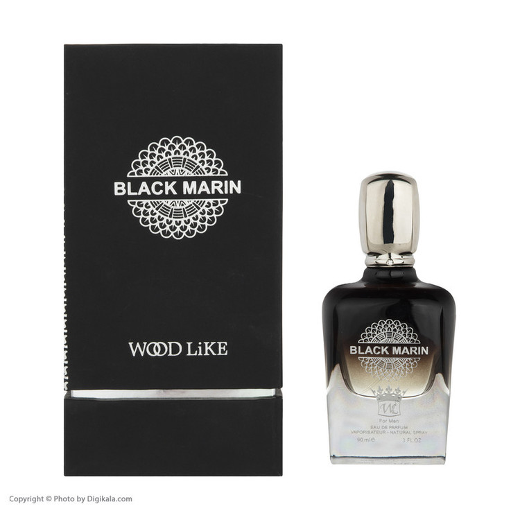 ادو پرفیوم مردانه وود لایک مدل Black Marin حجم 60 میلی لیتر