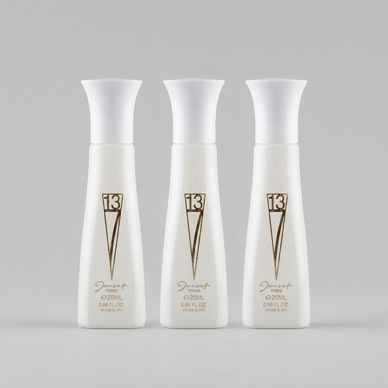 عطر جیبی زنانه ژک ساف مدل 713 حجم 20 میلی لیتر مجموعه 3 عددی