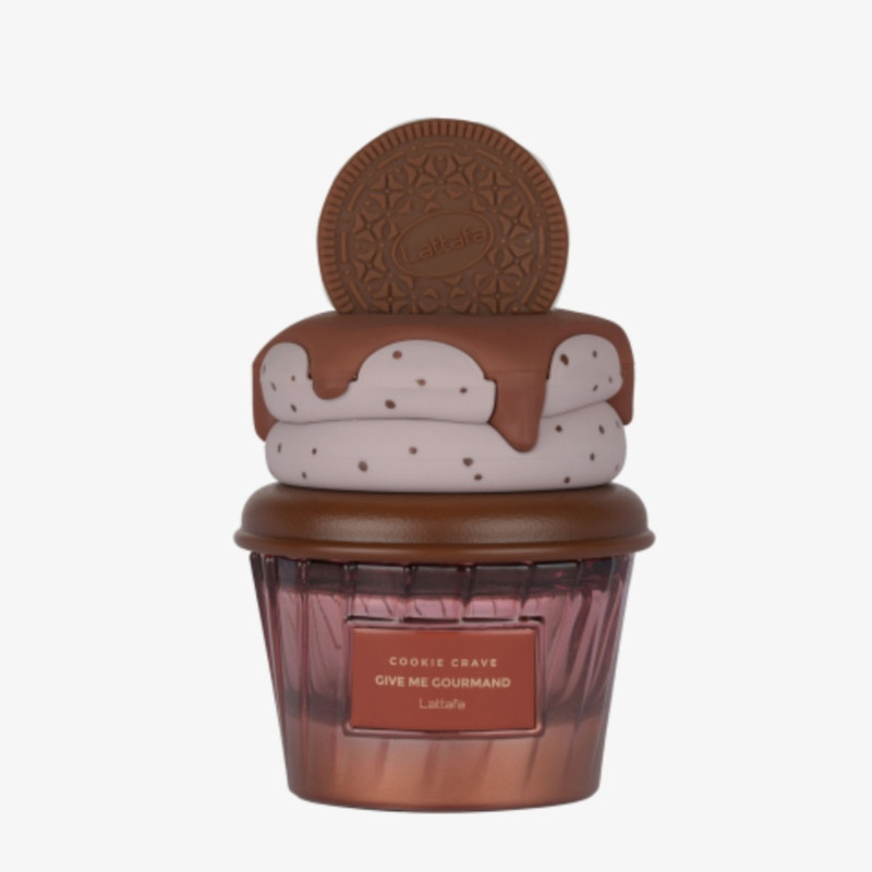 ادوپرفیوم زنانه لطافه مدل cookie crave با رایحه گرم، معتدل حجم 75 میلی‌لیتر