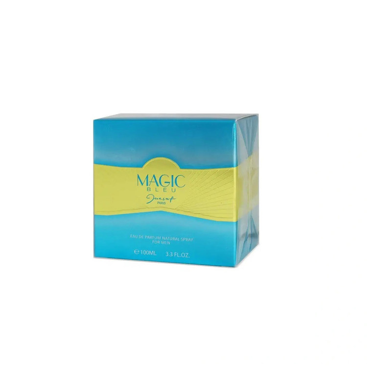 ادو پرفیوم مردانه ژک ساف مدل magic-blue با رایحه خنک حجم 100 میلیلیتر