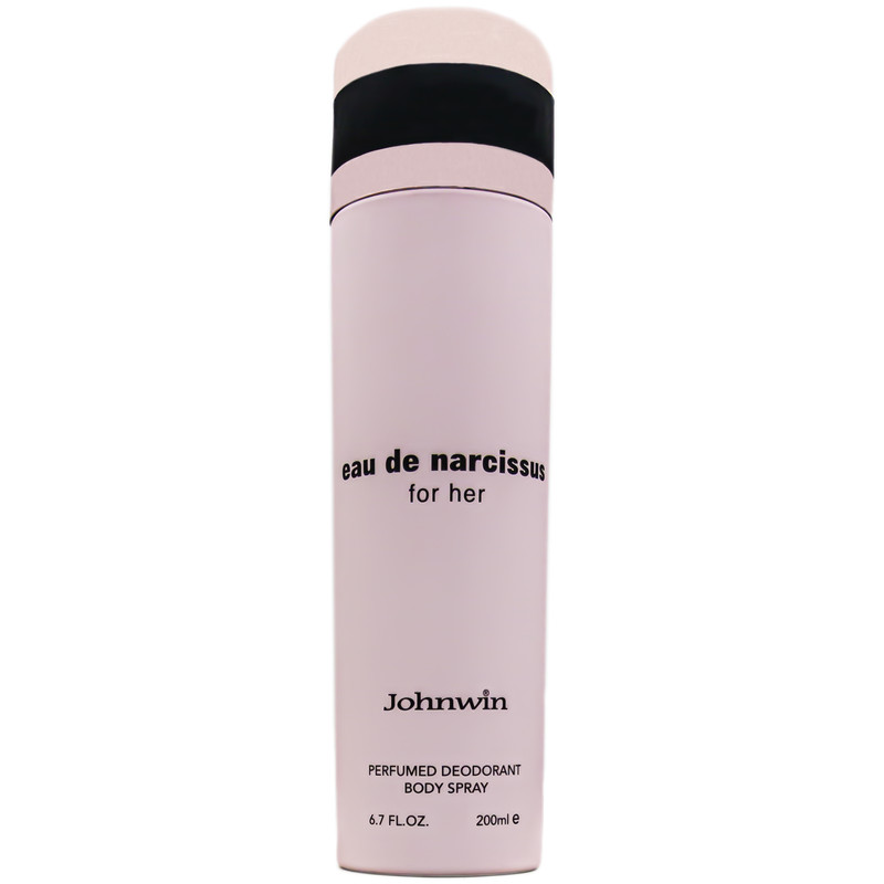 اسپری خوشبو کننده بدن زنانه جانوین مدل eau de narcissus حجم 200 میلی لیتر