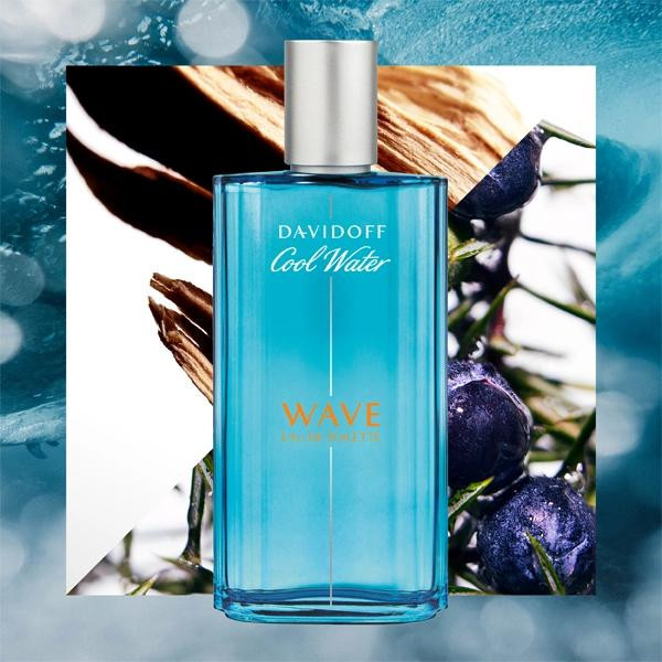 ادو تویلت مردانه داویدف مدل Cool Water Wave حجم 125 میلی لیتر