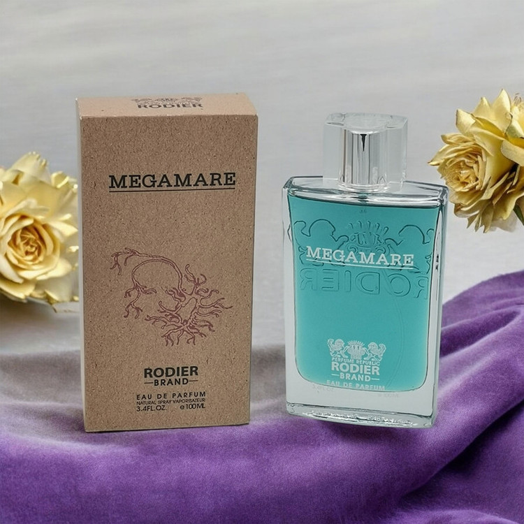 ادوپرفیوم رودیر مدل Megamare با رایحه خنک حجم 100 میلی لیتر مجموعه دو عددی