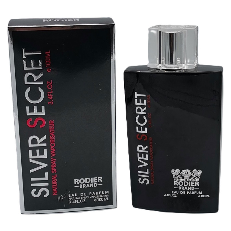 ادو پرفیوم مردانه رودیر مدل Silver Secret با رایحه خنک حجم 100 میلی لیتر مجموعه دو عددی