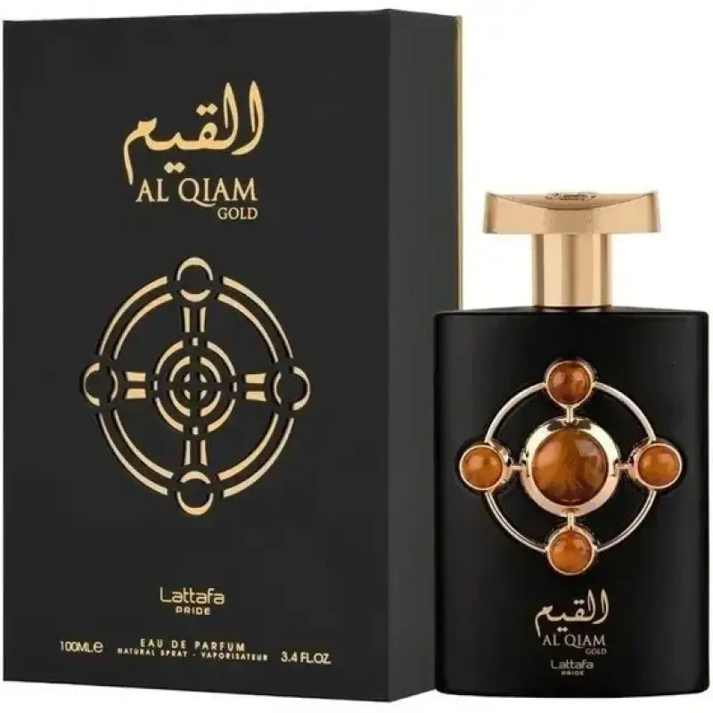 ادوپرفیوم مردانه لطافه مدل القیم حجم 100 میلی‌لیتر با ساختار رایحه چوبی، مناسب فصل زمستان