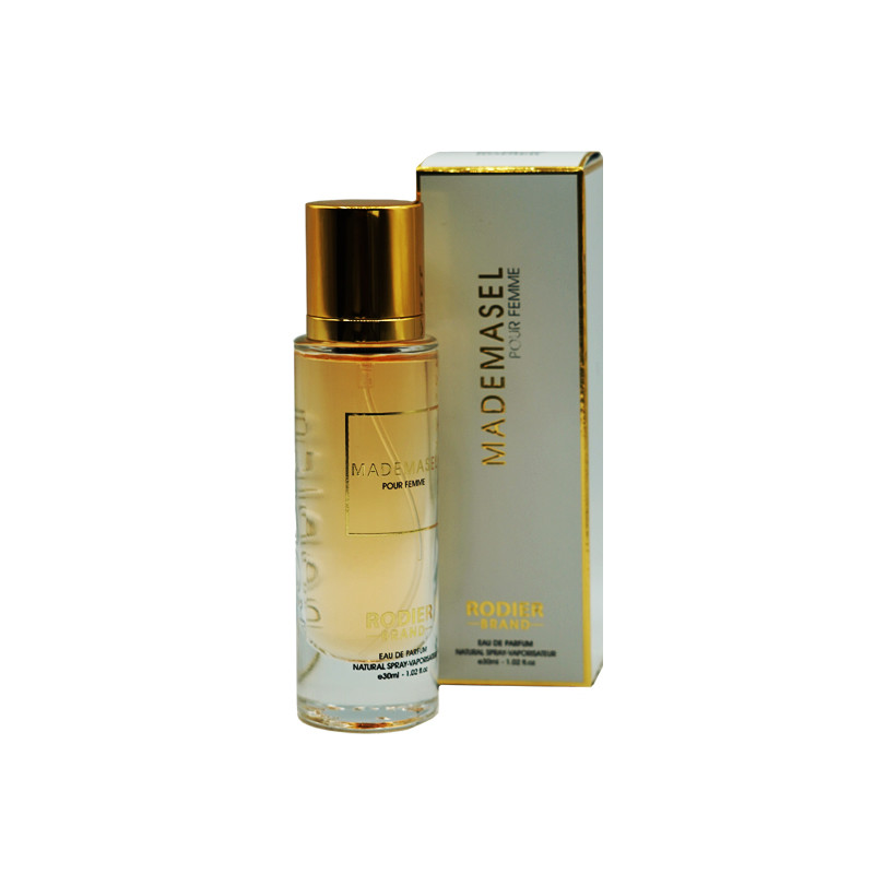 عطر جیبی زنانه رودیر مدل کوکو شنل مادمازل با رایحه گلی، شیرین، شرقی حجم 30 میلیلیتر