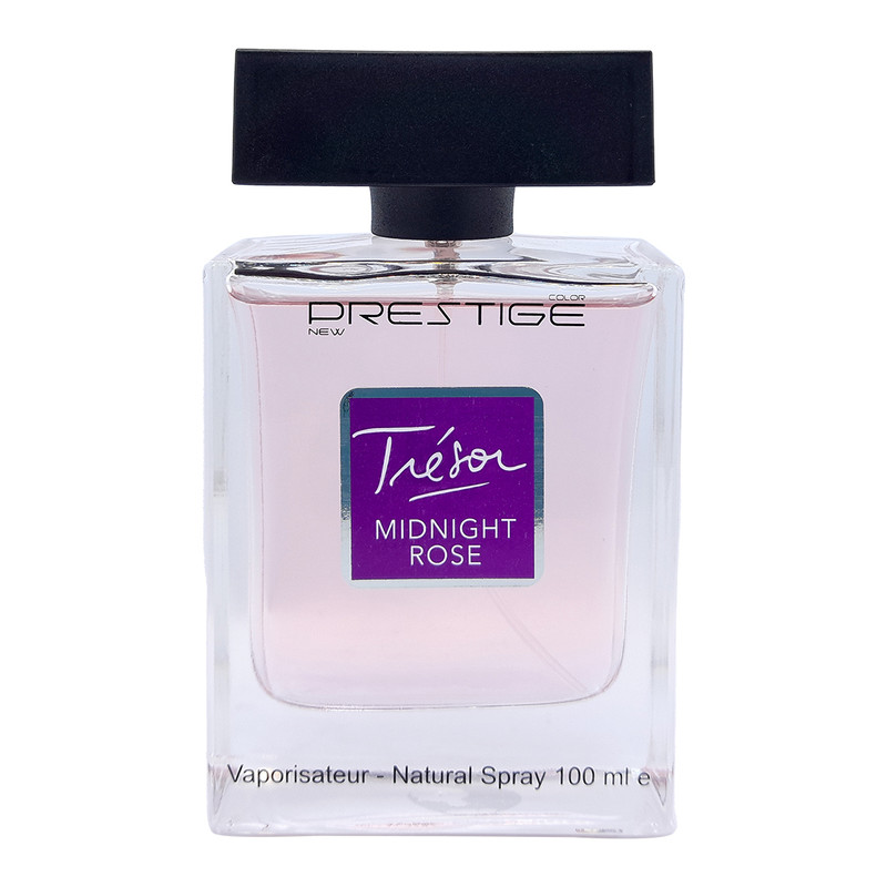 ادوپرفیوم نیو پرستیژ کالر مدل Lancome Tresor Midnight Rose حجم 100 میلی‌لیتر