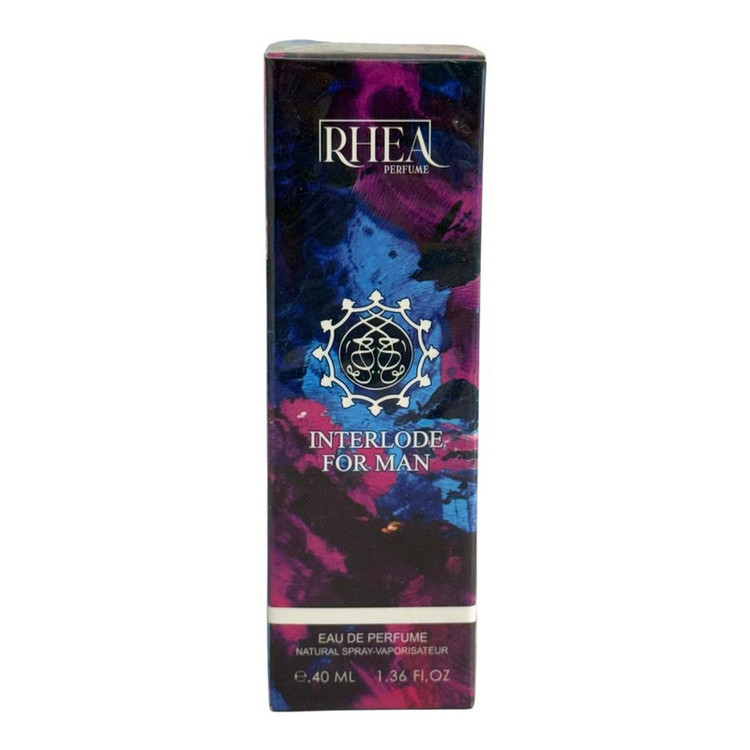 عطر جیبی مردانه رئا مدل INTERLODE با رایحه خنک، تلخ حجم 40 میلیلیتر