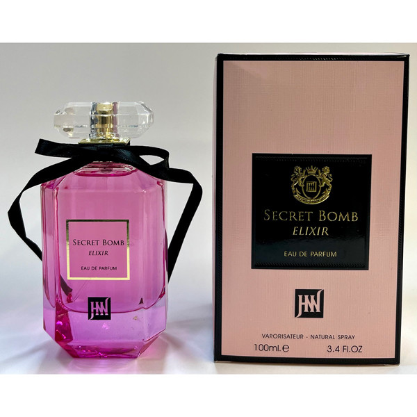 ادوپرفیوم زنانه جانوین مدل Secret Bomb ELIXIR با رایحه شیرین حجم 100 میلیلیتر