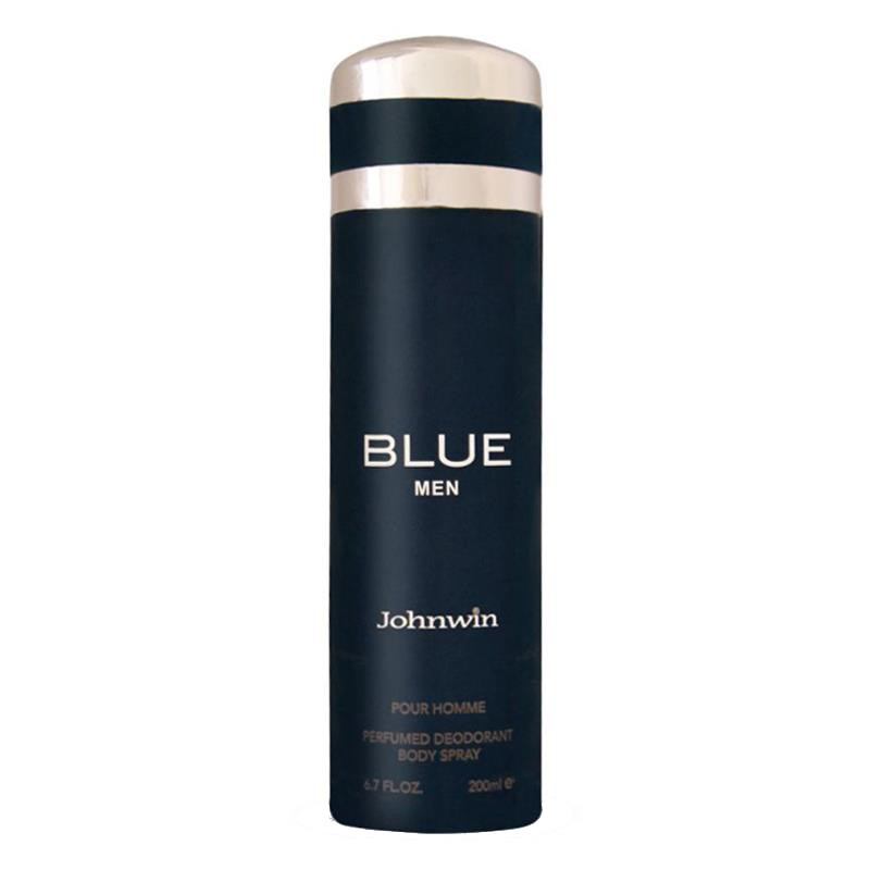 اسپری بدن مردانه جانوین مدل BLUE MEN حجم 200 میلی لیتر