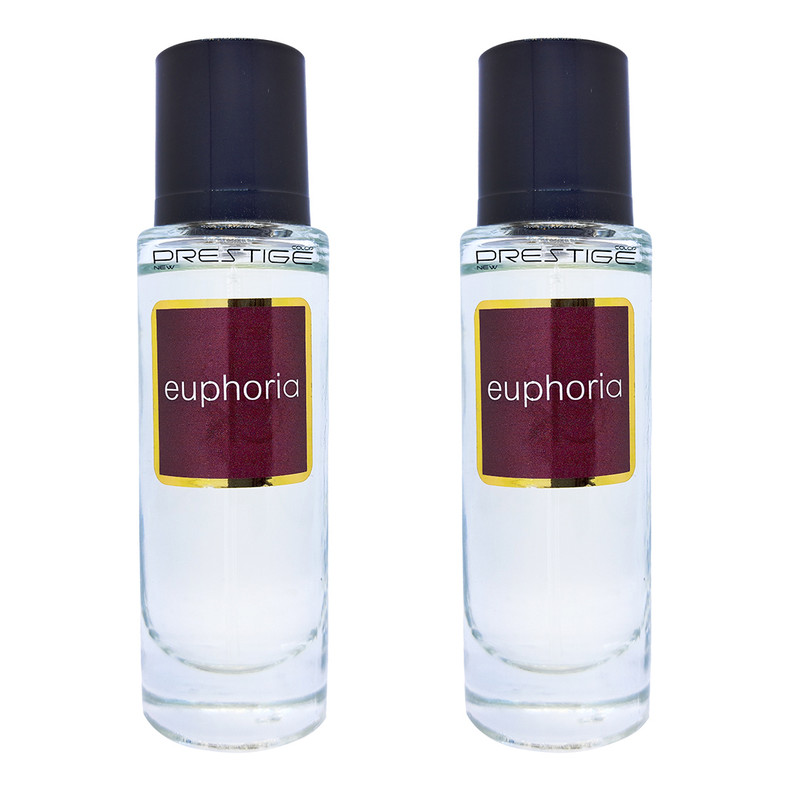 عطر جیبی زنانه نیو پرستیژ کالر مدل Ck Euphoria حجم 35 میلی‌لیتر بسته 2 عددی