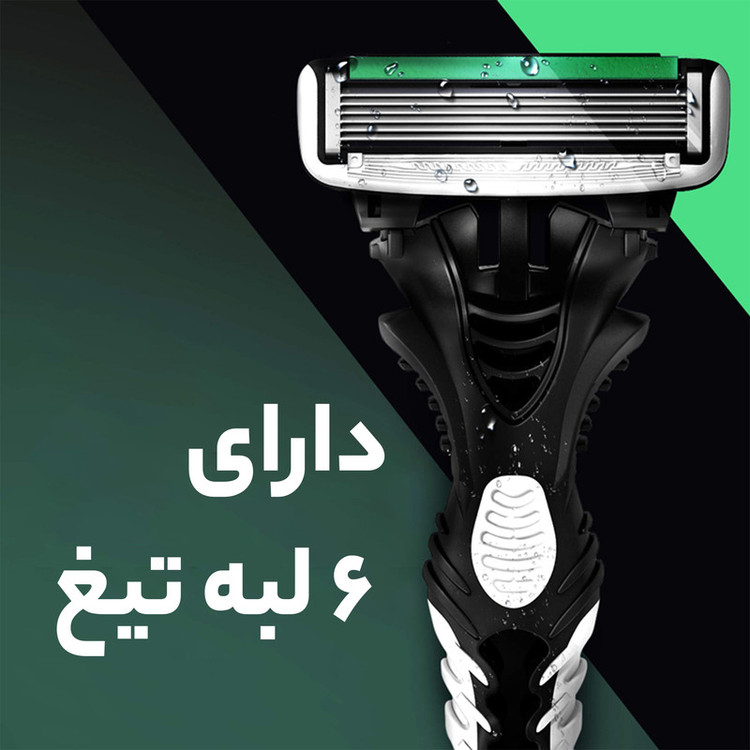 خودتراش دورکو مدل 6blade-vit E-Aloe Vera تحت لیسانس