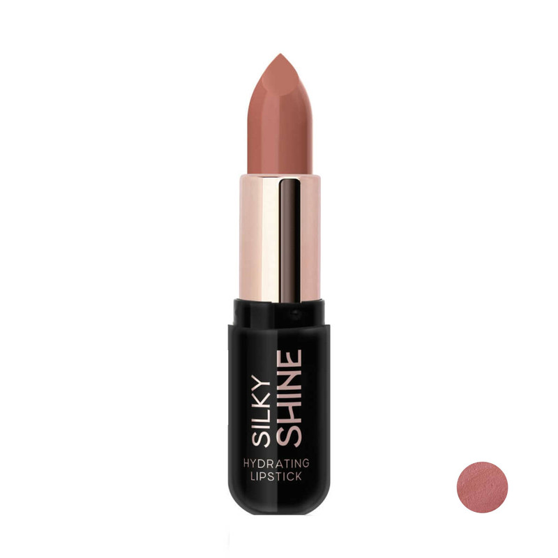 رژ لب جامد گلدن رز مدل Silky Shine شماره 203