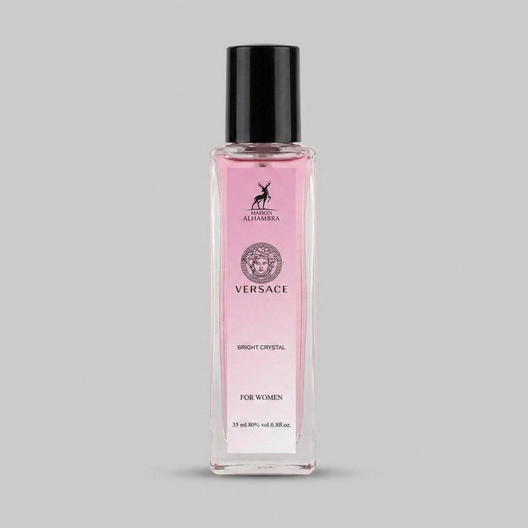 عطر جیبی الحمبرا مدل Versace Bright Crystal حجم 35 میلی لیتر
