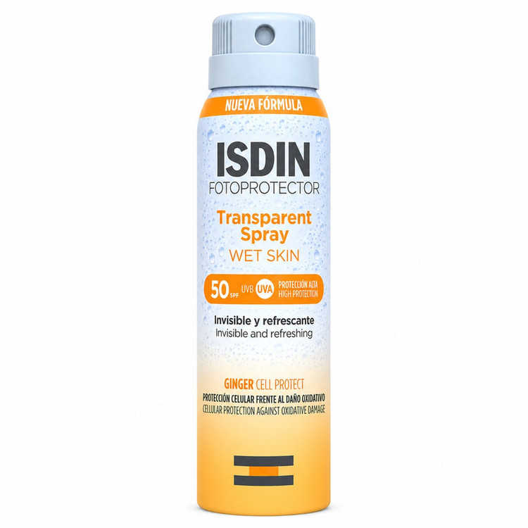 اسپری ضد آفتاب بیرنگ صورت، بدن ایزدین SPF 50 مدل فوتو پروتکتور مناسب برای انواع پوست حجم 100 میلیلیتر