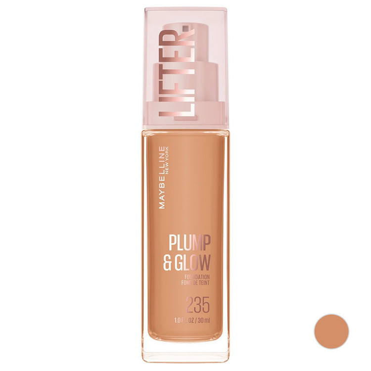 کرم پودر مایع spf15 میبلین مدل Plump & amp Glow شماره 325 مناسب برای انواع پوست حجم 30 میلیلیتر