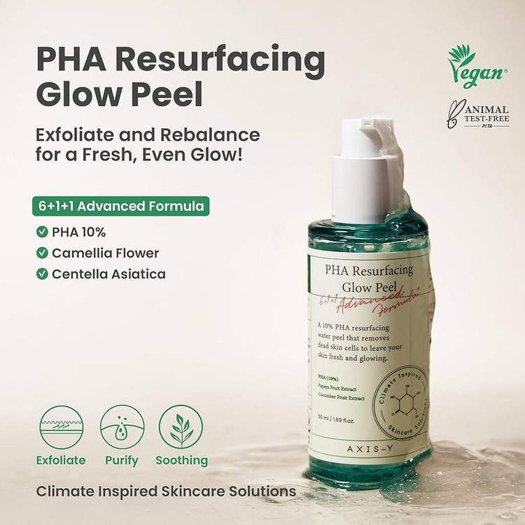 سرم لایه بردار پوست اکسیس وای مدل pha resurfacing glow حجم 50 میلی لیتر