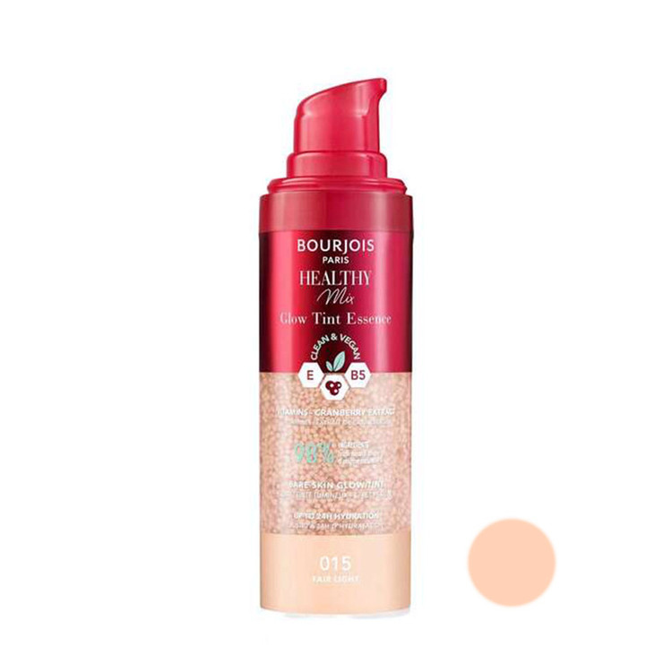 کرم پودر بورژوآ مدل Healthy Mix Glow Tint Essence شماره 015 حجم 30 میلیلیتر