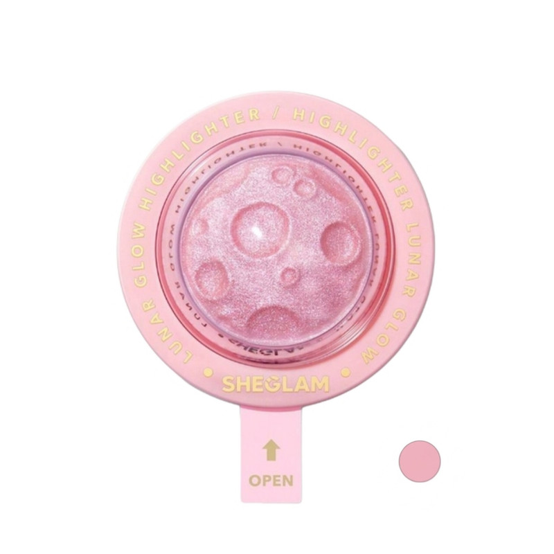 هایلایتر شیگلم مدل Lunar Glow Heart Galaxy شماره 2 رنگ  صورتی