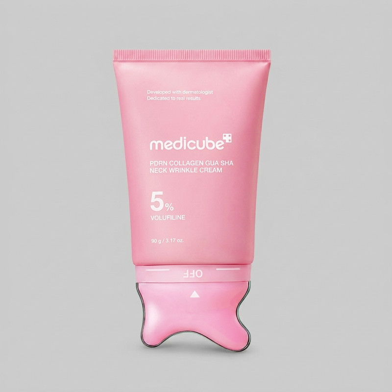 کرم ضد چروک مدیکیوب مدل Pdrn Collagen Gua Sha 5% Volufiline مناسب برای انواع پوست حجم 50 میلی لیتر