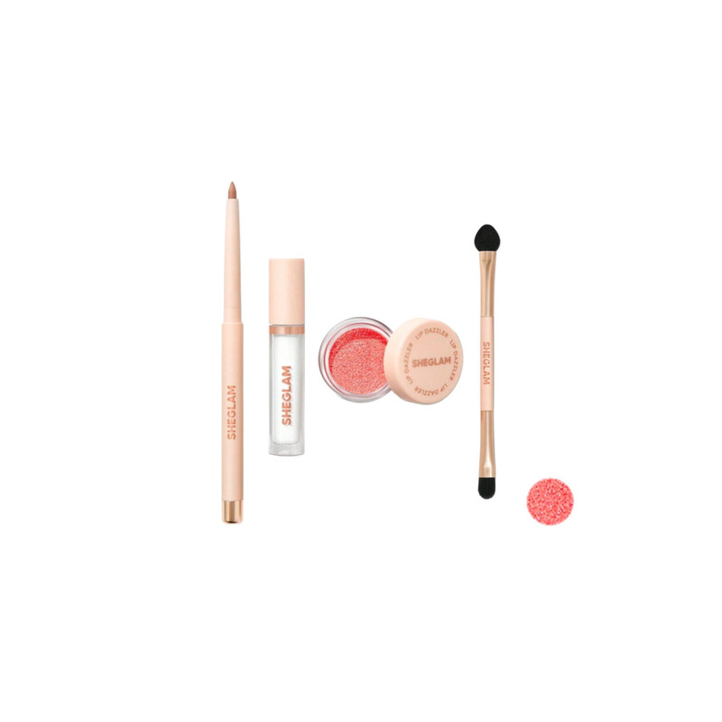 مجموعه آرایش لب شیگلم مدل Glitter Kit Final Actشماره 06 مجموعه 4 عددی