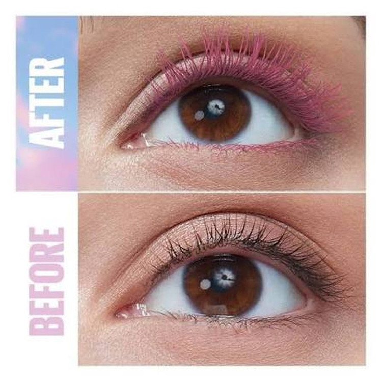 ریمل حجم دهنده و حالت دهنده ضد آب میبلین مدل Sky High Pink رنگ صورتی