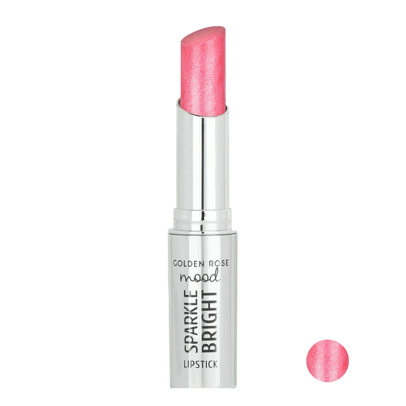 رژ لب براق گلدن رز مدل Mood Sparkle Bright شماره 153
