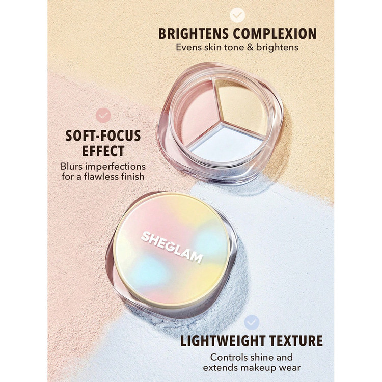 پودر تثبیت کننده آرایش شیگلم مدل Radiance Ring 3in1 شماره 01 حجم 8 میلی لیتر