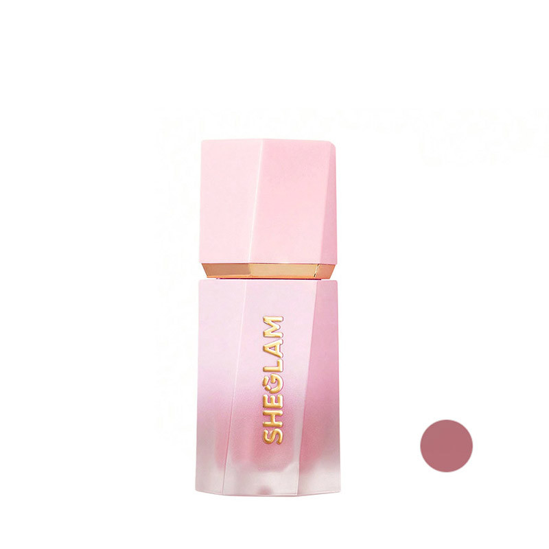رژ گونه مایع شیگلم مدل Color Bloom با شماره رنگ Love Cake، جلوه مات و با پیگمنت بالا