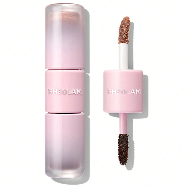 رژ لب مایع و تینت لب شیگلم مدل Line To Shine Peel-Off Lip Stain & Gloss Duo Brown Butter شماره 514 حجم 2 میلی لیتر
